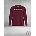 KAFFE CURVE Sweatshirt Amour Wine